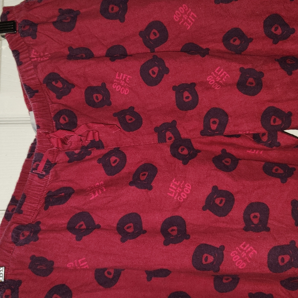 Life is good bear pajama pants‎